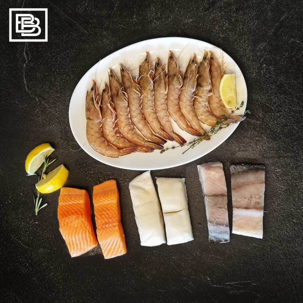 BBQ Box Mini Seafood Box, Pre-set Boxes