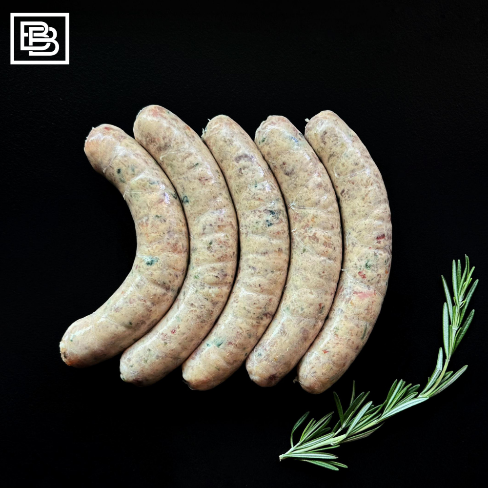 Chicken, Chicken, Jalapeno, Sundried Tomato & Basil Thick Sausage Gluten Free