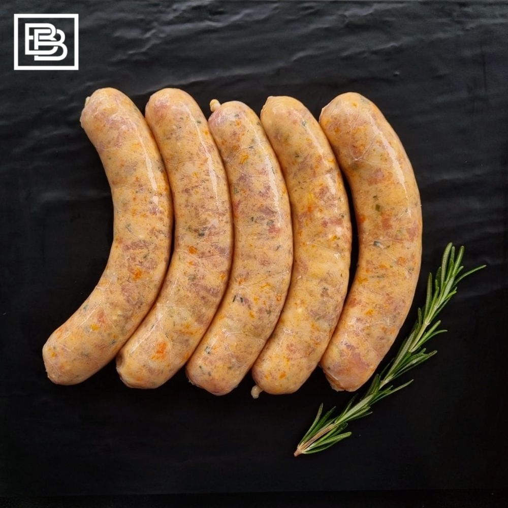Australian Chicken, Chicken, Pumpkin, Feta & Chives Thick Sausage Gluten Free