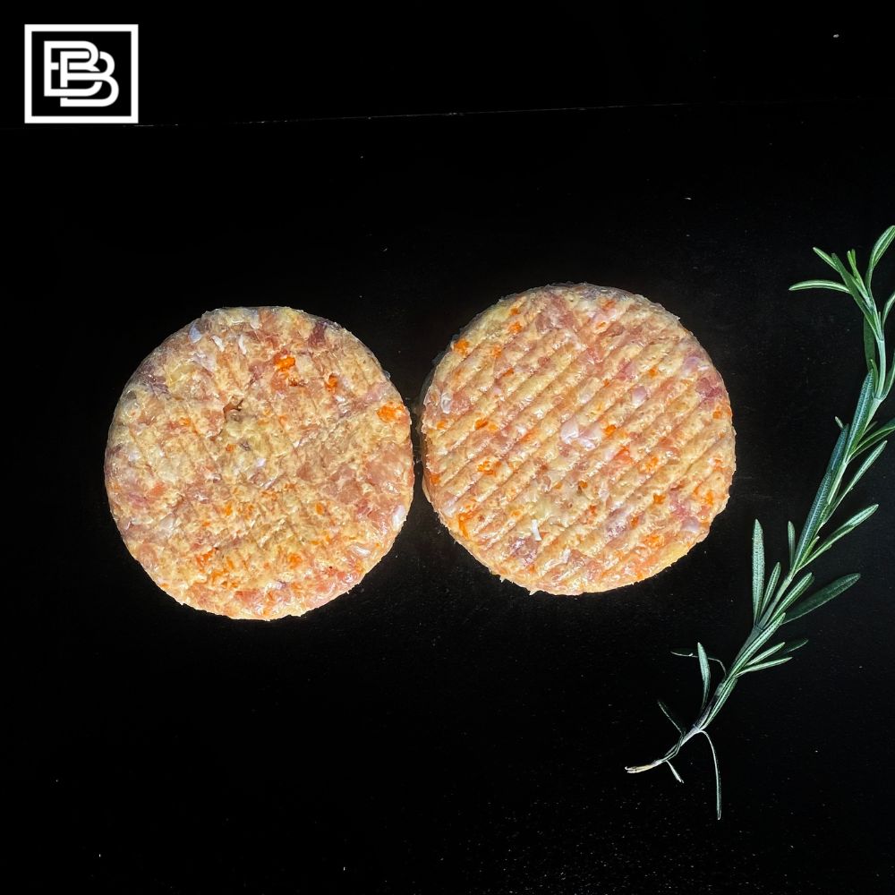 Chicken, Chicken & Vegetable Burger Gluten Free