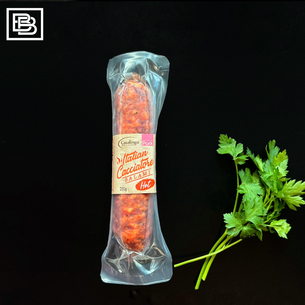 Italian Cacciatore Salami Napoli Hot, Cold Cuts