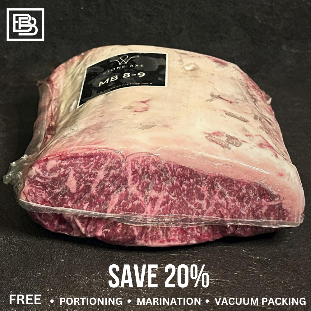 Stone Axe Wagyu MB8/9 Sirloin - Whole Slab ($400 Deposit, Balance Payment To Update Before Delivery)