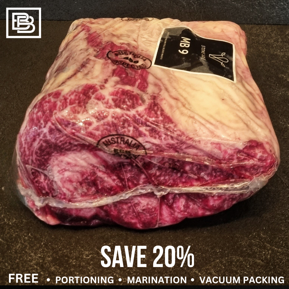 Stone Axe Wagyu MB8/9 Rib Eye - Whole Slab ($400 Deposit, Balance Payment To Update Before Delivery)