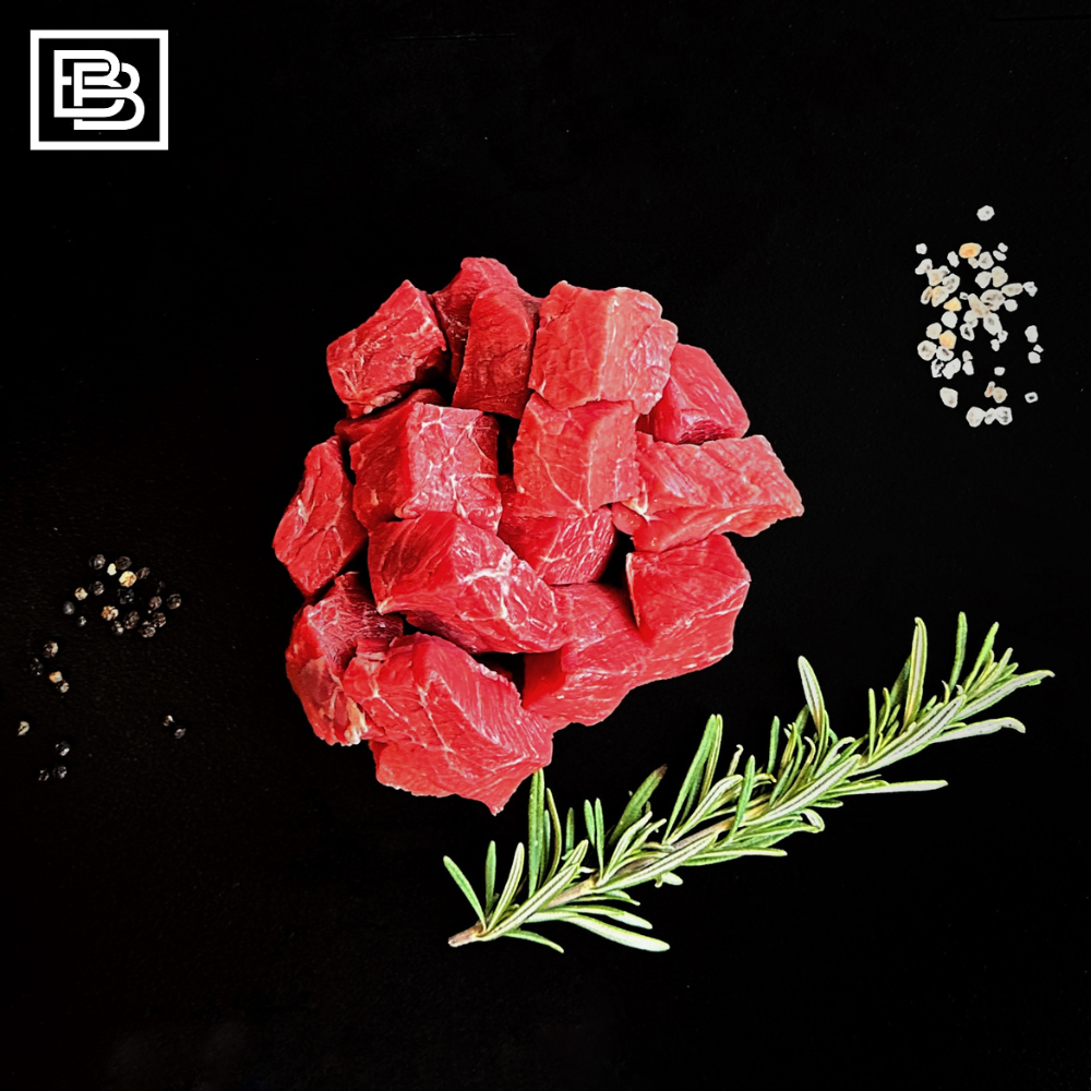 Australian Organic Grass Fed Beef, Beef Diced