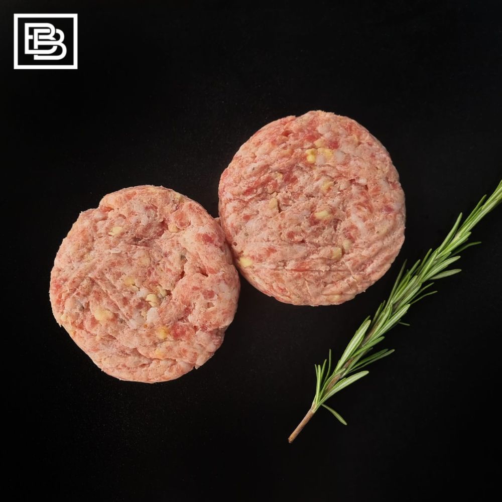 Australian Pork, Pork & Apple Burger Gluten Free