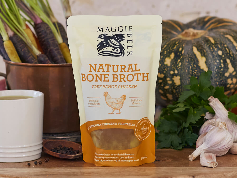 Natural Chicken Bone Broth, Condiments