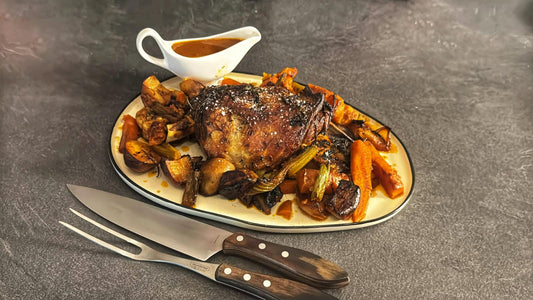 Fall-Apart Lamb Shoulder with Root Vegetables