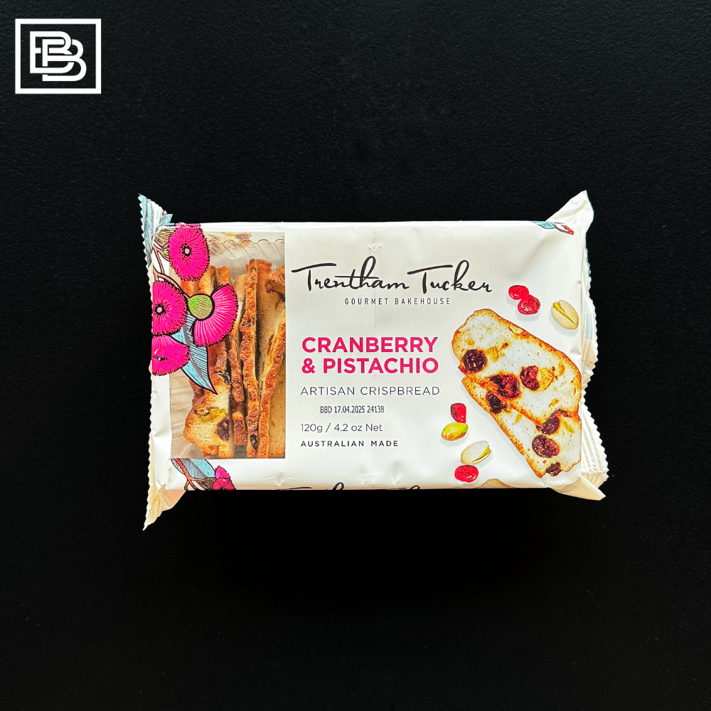 Christmas Trentham Tucker Cranberry & Pistachio Crispbread [120g]