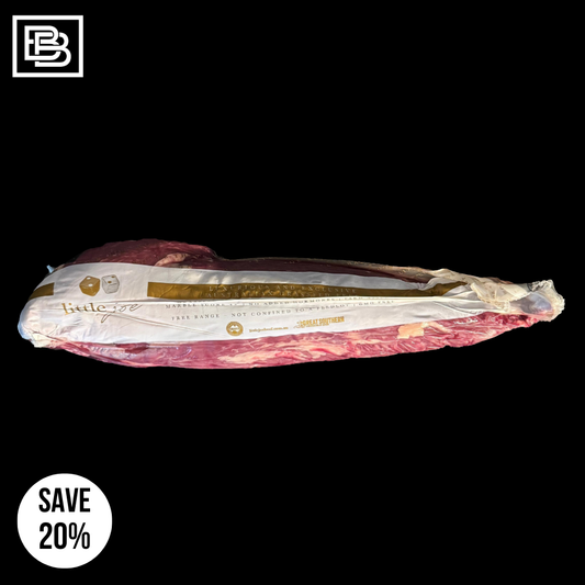 Little Joe Grass Fed MB4+ Angus Tenderloin - Whole Slab ($200 Deposit, Balance Payment To Update Before Delivery)