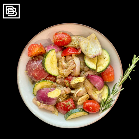 Chilled Basil Pesto Chicken Tray Bake [500g]