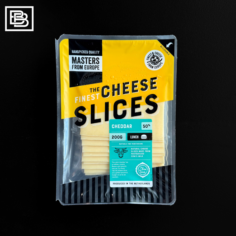 Masters From Europe Sliced Cheddar Cheese [200g]