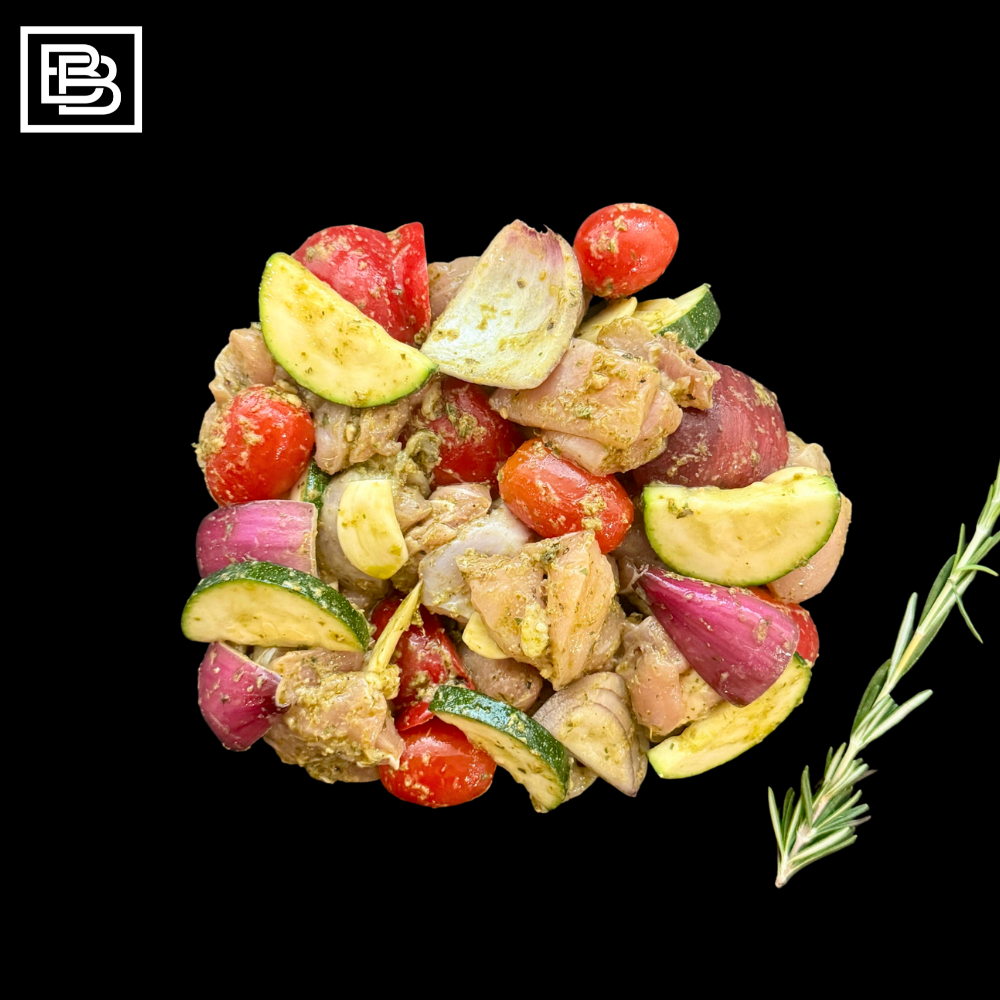 Chilled Basil Pesto Chicken Tray Bake [500g]