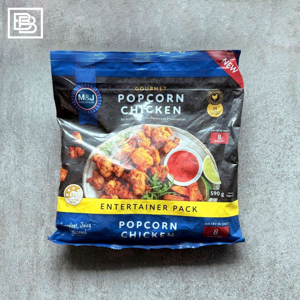 M&J - Australian Chicken Popcorn Frozen [590g]