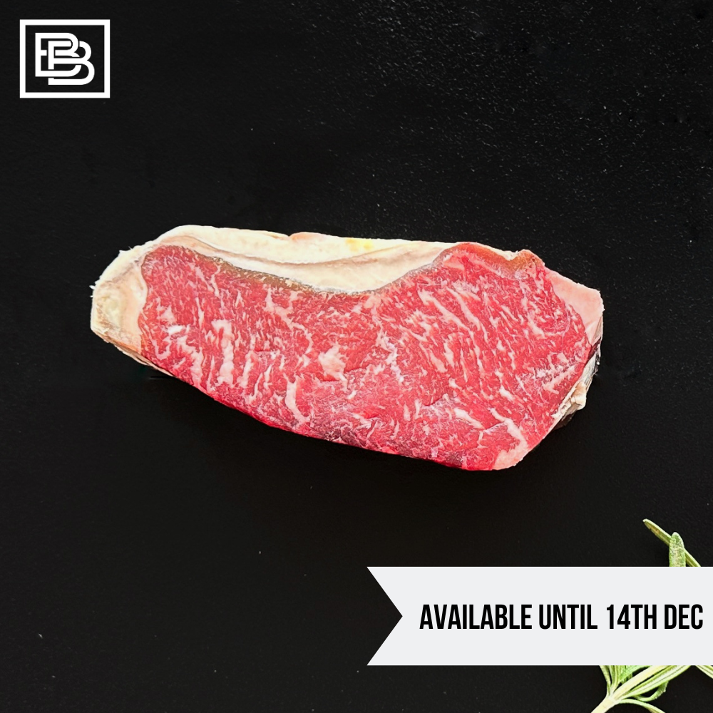 30-40 Days Dry Aged Portoro Grain Fed MB2+ Black Angus Sirloin Steak [Weight Options Available]