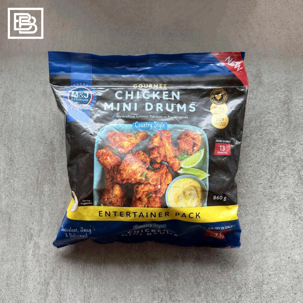 M&J - Australian Chicken Mini Drums Country Style Frozen [860g]