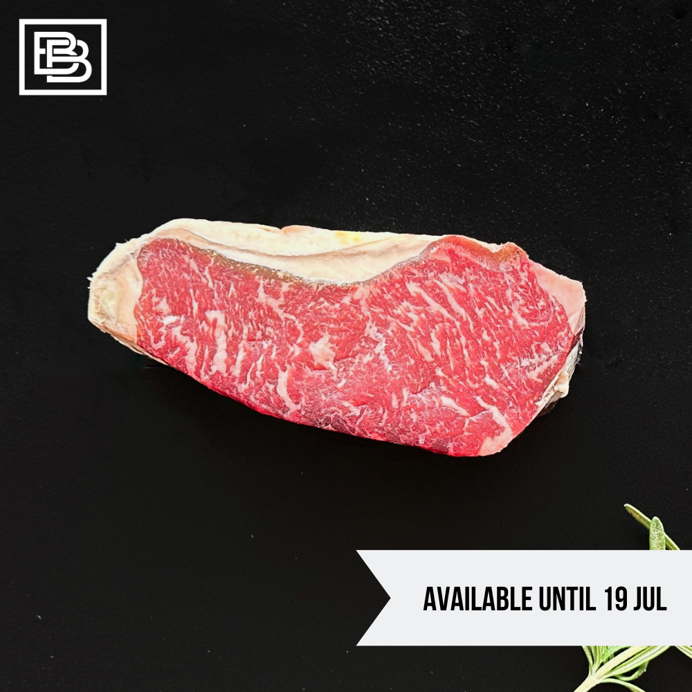 30-40 Days Dry Aged Portoro Grain Fed MB4+ Black Angus Sirloin Steak [Weight Options Available]