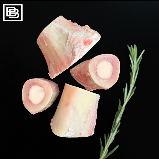 King Island Yearling Angus Grass Fed Pipe Marrow Bones Frozen [650-700g]