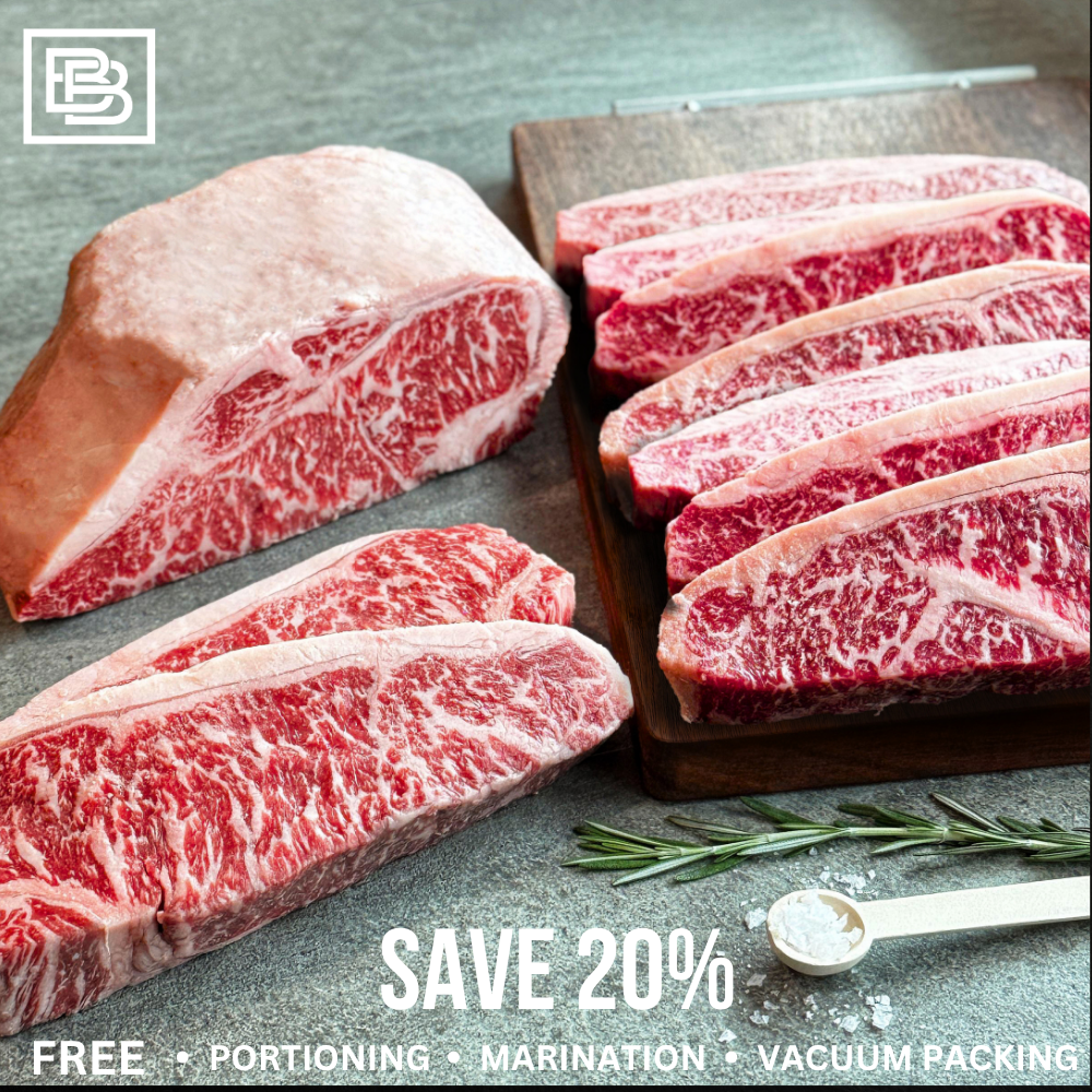 Stone Axe Wagyu MB8/9 Sirloin - Whole Slab ($400 Deposit, Balance Payment To Update Before Delivery)