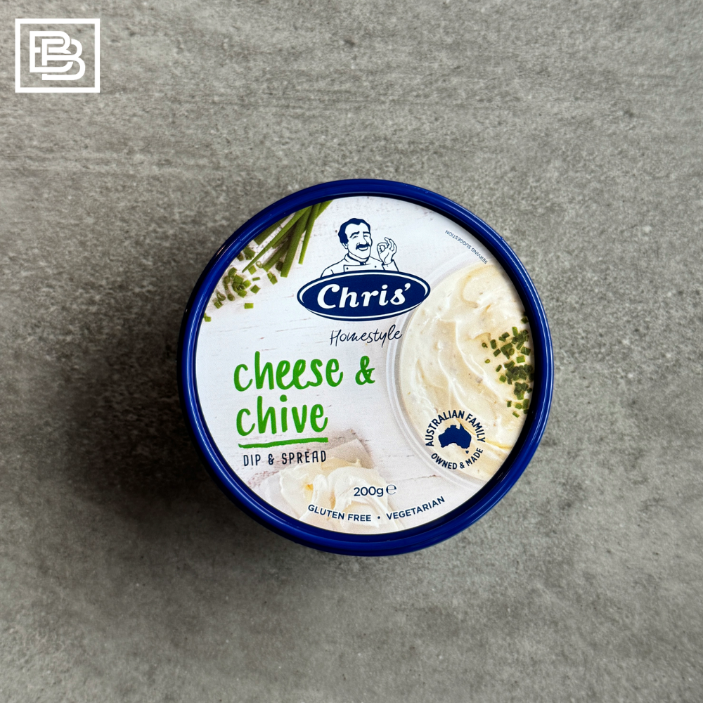 Chris' Foods Homestyle Dip & Spread Cheese & Chive [200g]