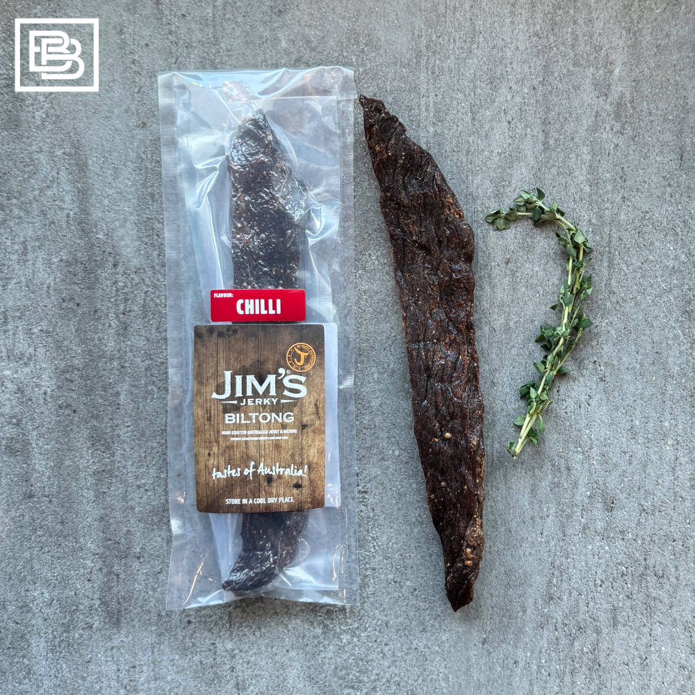 Jim's Jerky - Chilli Biltong 1pc [100-110g]