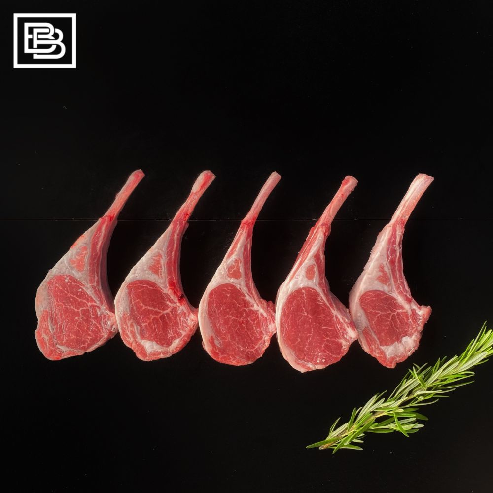 Kinross Station Hampshire Down - Lamb Frenched Cutlets [Weight Options Available]