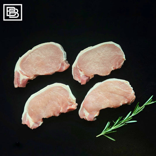 4pcs x [130-150g] Gooralie Australian Free Range Pork Loin Steaks