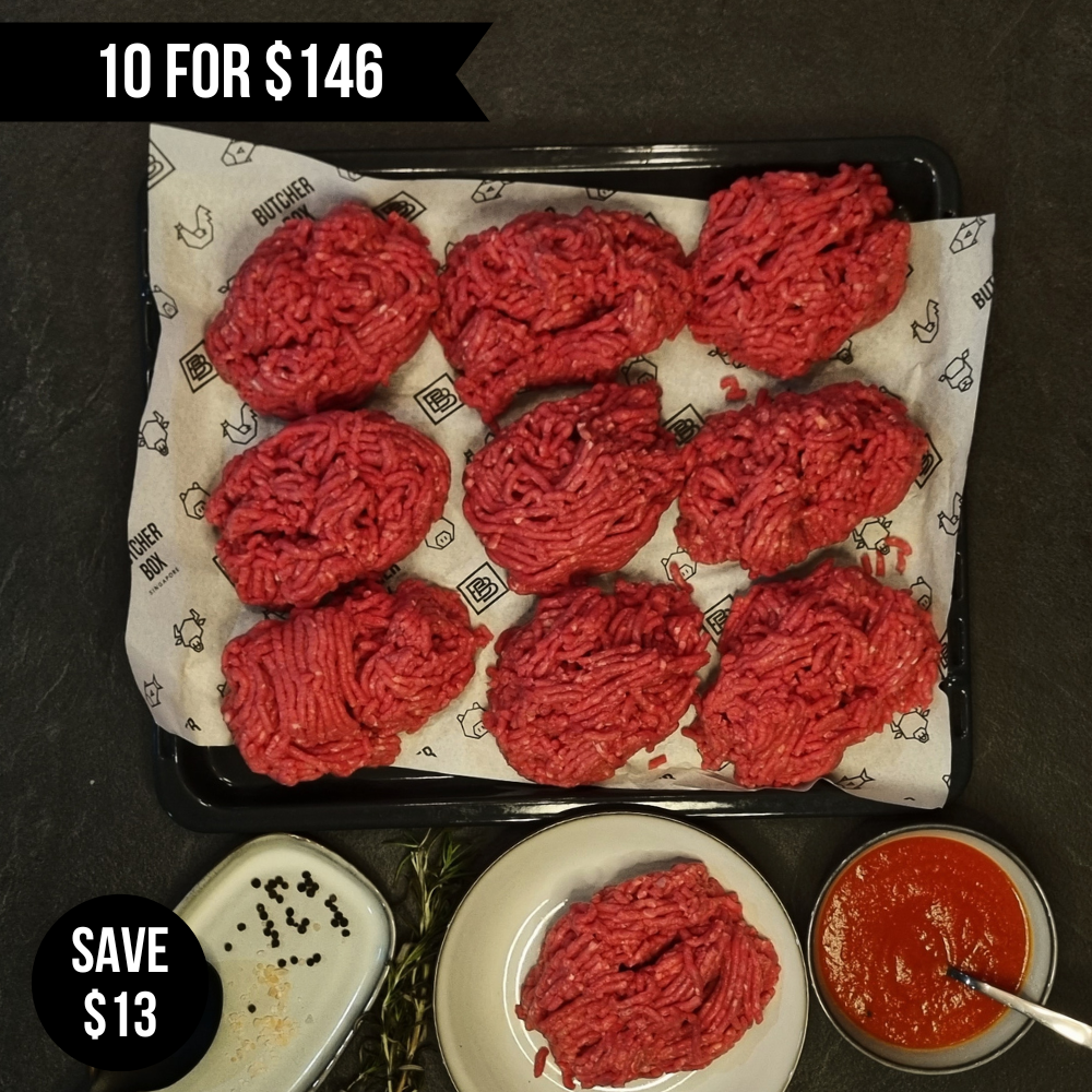 10pkts x 400g King Island Yearling Grass fed Extra Lean Mince Beef