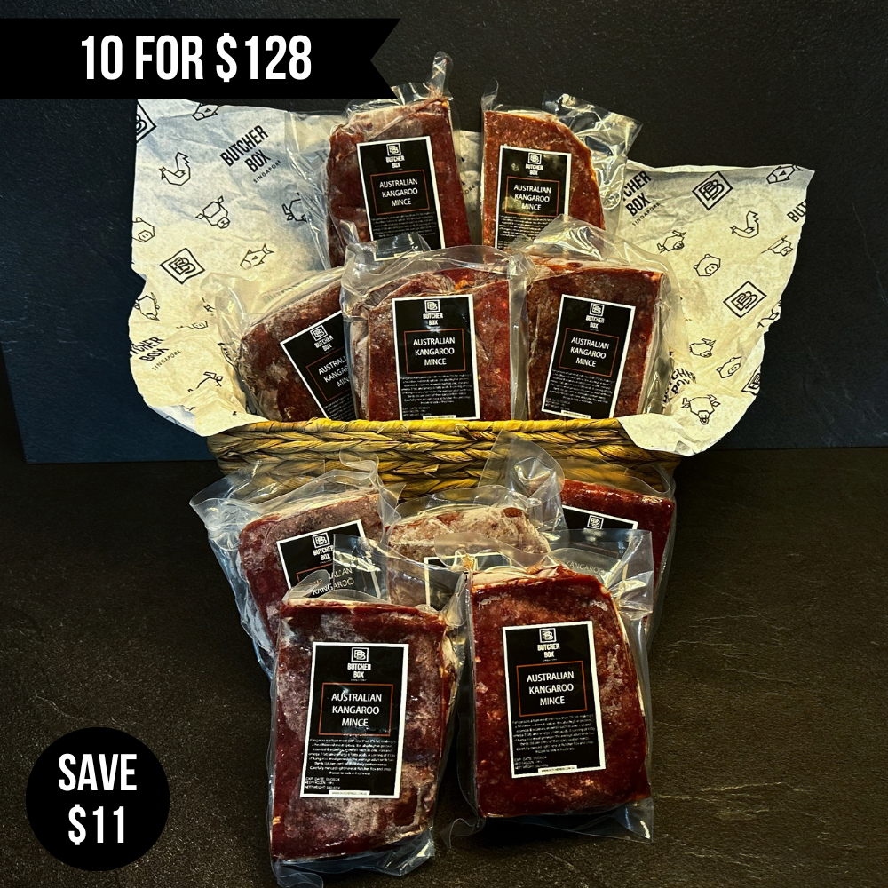 10pkts x 380-400g Frozen Malleeroo Australian Kangaroo Mince