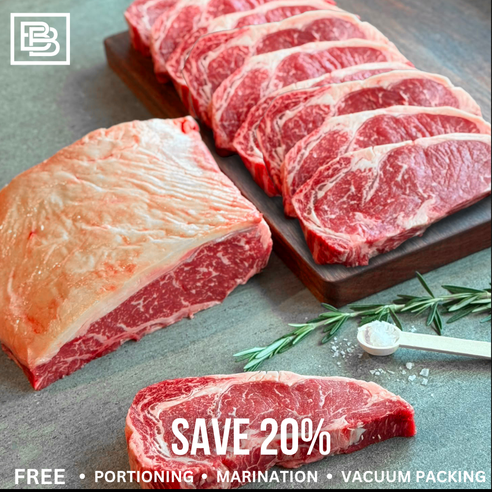 Little Joe Grass Fed MB4+ Angus Sirloin - Whole Slab ($200 Deposit, Balance Payment To Update Before Delivery)
