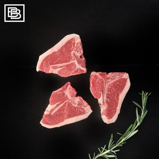 Kinross Station Hampshire Down Lamb Mid-loin Chops MB7+ [Weight Options Available]