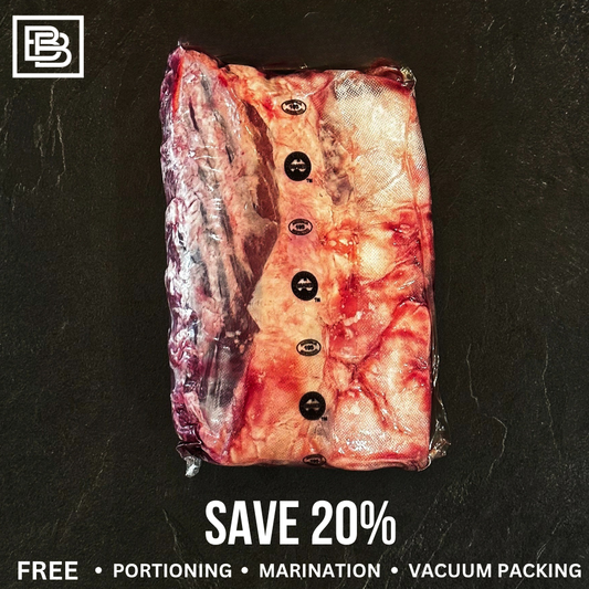 King Island Yearling Grass Fed Rib Eye On Bone - Whole Slab ($300 Deposit, Balance Payment To Update Before Delivery)