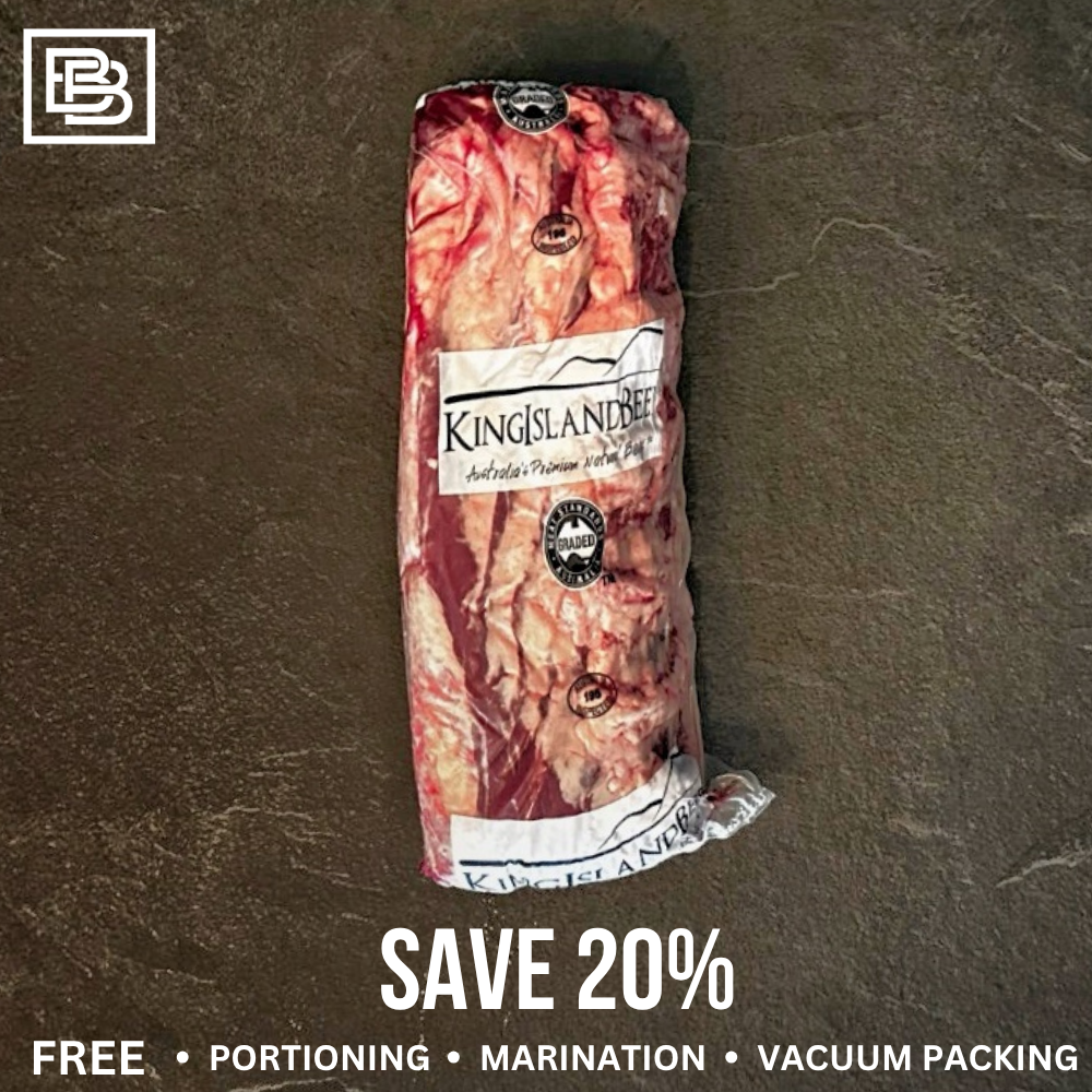 King Island Yearling Grass Fed Rib Eye - Whole Slab ($200 Deposit, Balance Payment To Update Before Delivery)