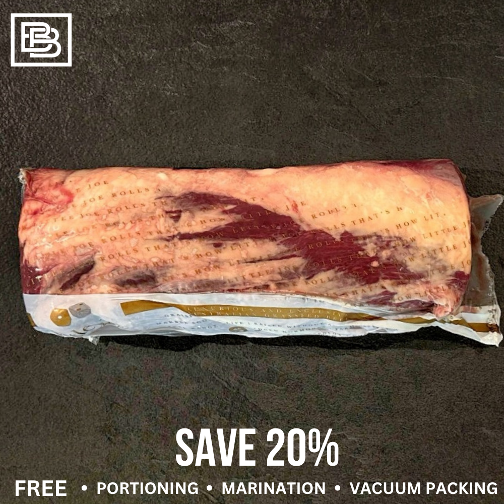 Little Joe Grass Fed MB4+ Angus Rib Eye - Whole Slab ($300 Deposit, Balance Payment To Update Before Delivery)