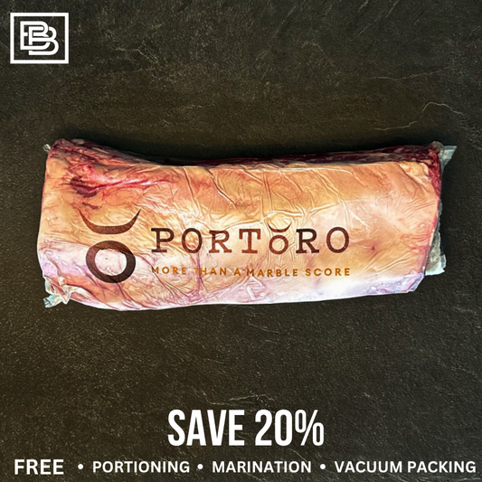 Portoro Grain Fed MB2+ Black Angus Sirloin - Whole Slab ($300 Deposit, Balance Payment To Update Before Delivery)