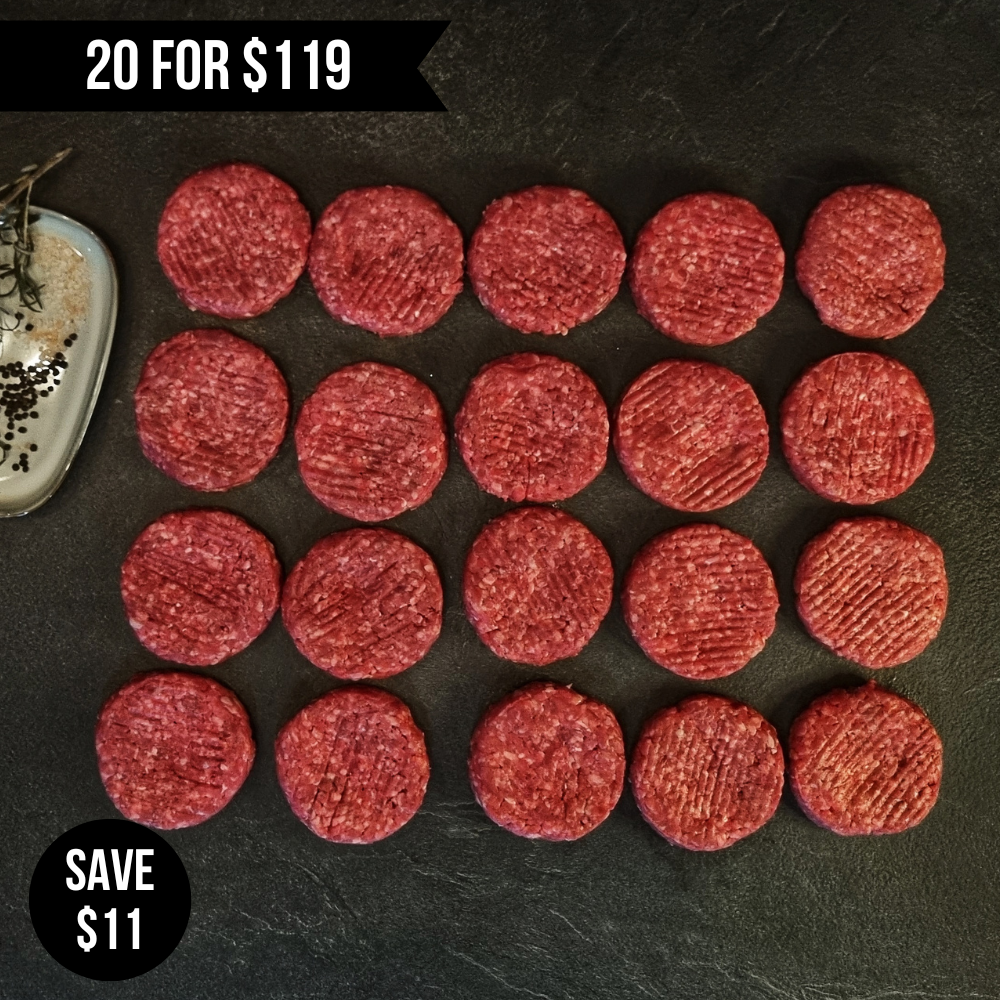 20pcs x 170g Australian Wagyu Smash Burger