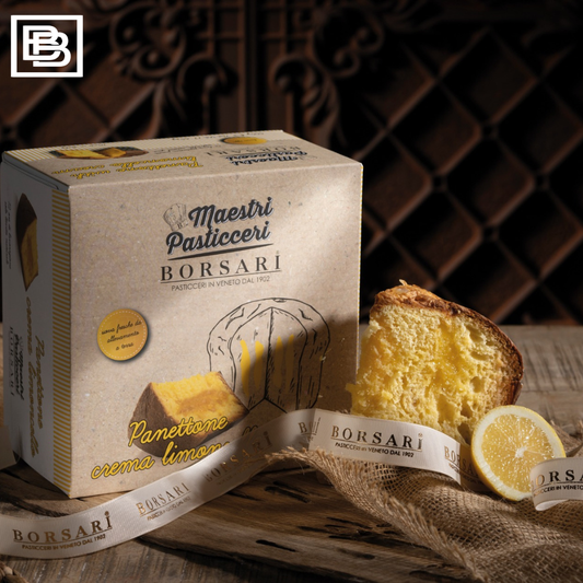 Borsari Panettone with Limoncello Cream & Lemon Peels [500g]