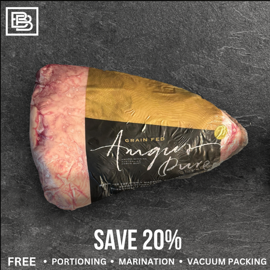 Angus Pure - Black Angus MB4+ Rump Cap (Picanha) - Whole Slab ($80 Deposit, Balance Payment To Update Before Delivery)