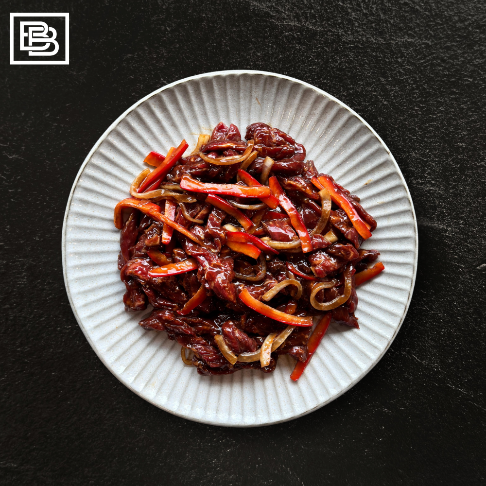 Tender Valley Bavette Strips in Black Bean Sauce [550-600g]