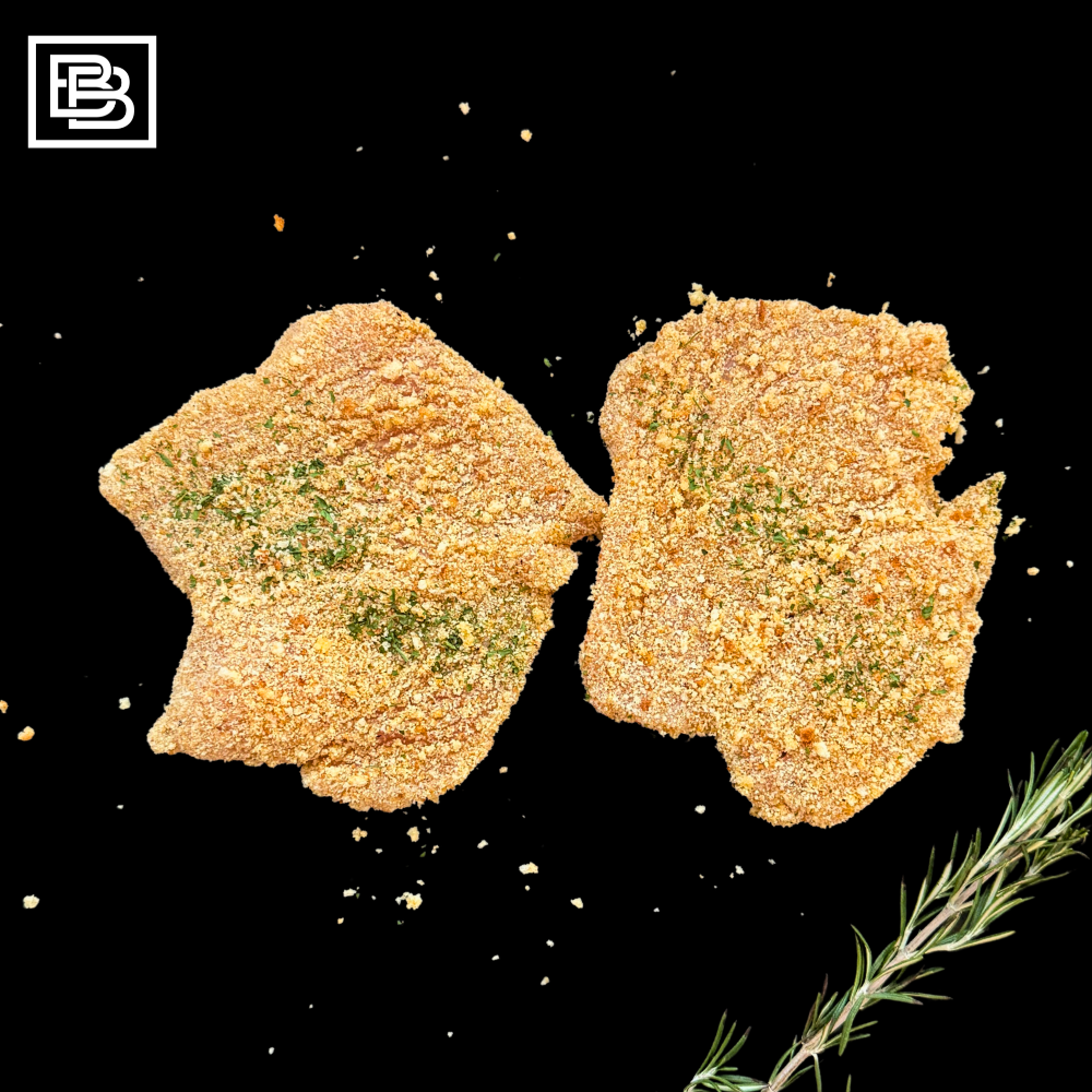 Chilled Chicken Schnitzel "Gluten Free" Plain Crumbs 2pcs [420-440g] [Parmigiana Kit Options]