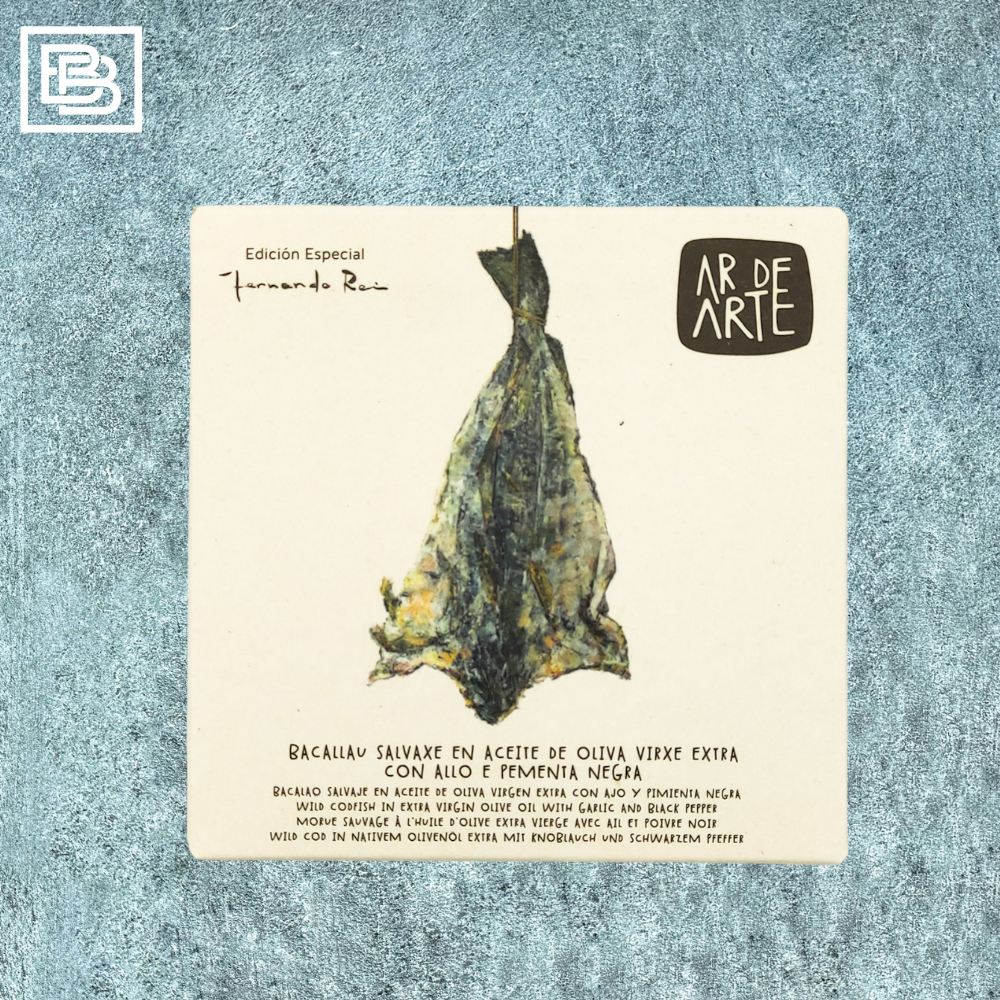 Ar De Arte - Codfish in Extra Virgin Olive Oil with Garlic and Black Peppercorns [110g]