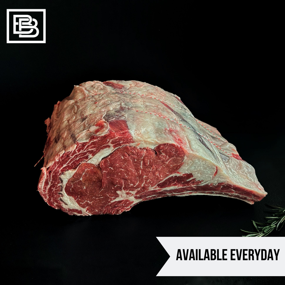 30-40 Days Dry Aged King Island Rib Eye On Bone For Roast - 3 Ribs [1.9-2kg]