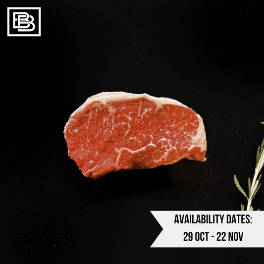 30 Days Dry Aged Tender Valley - Grain Fed MB3+ Black Angus Sirloin Steak [Weight Options Available]