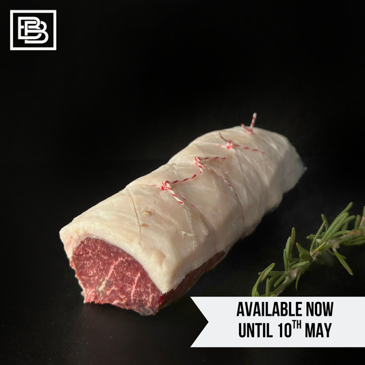 15 Days Koji Rice Dry Aged Kinross Station Hampshire Down - Lamb Loin/Backstrap Mini Roast [400-450g]
