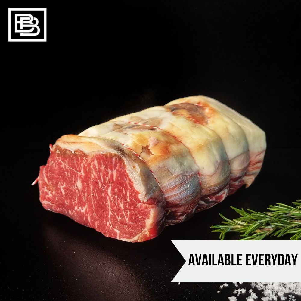 30-40 Days Dry Aged Portoro Grain Fed MB2+ Black Angus Sirloin For Roast [Weight Options Available]