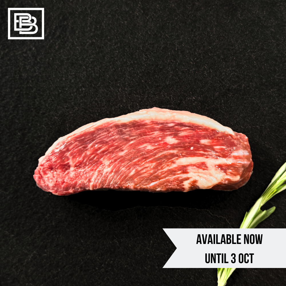 30-40 Days Dry Aged W. Black Wagyu Rump Cap (Picanha) Steak MB8/9 [280-300g]