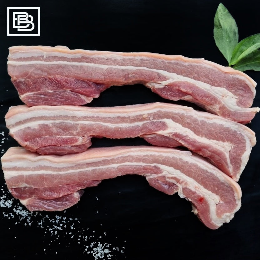 Pork Rashers, Free Range Gooralie Pork, Pork Belly Sliced – Butcher Box SG
