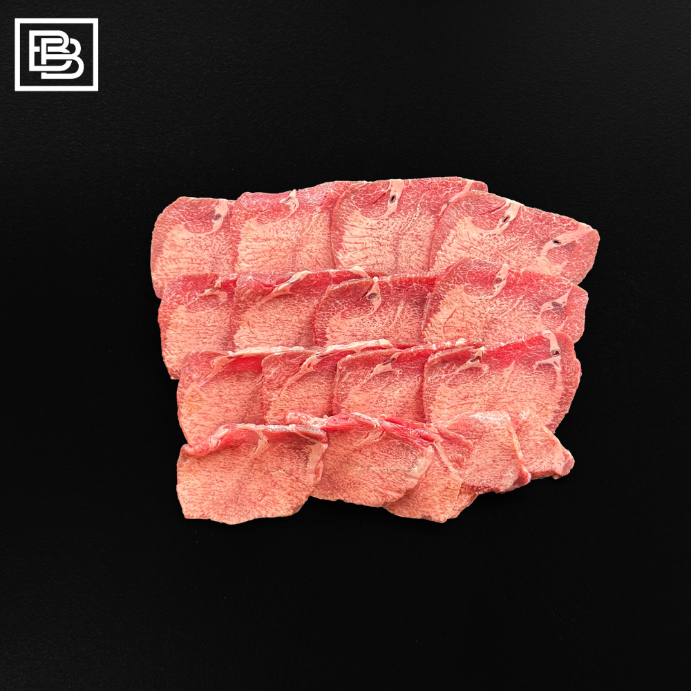 W. Black - Wagyu Beef Tongue MBS5+ Yakiniku Frozen [200g]