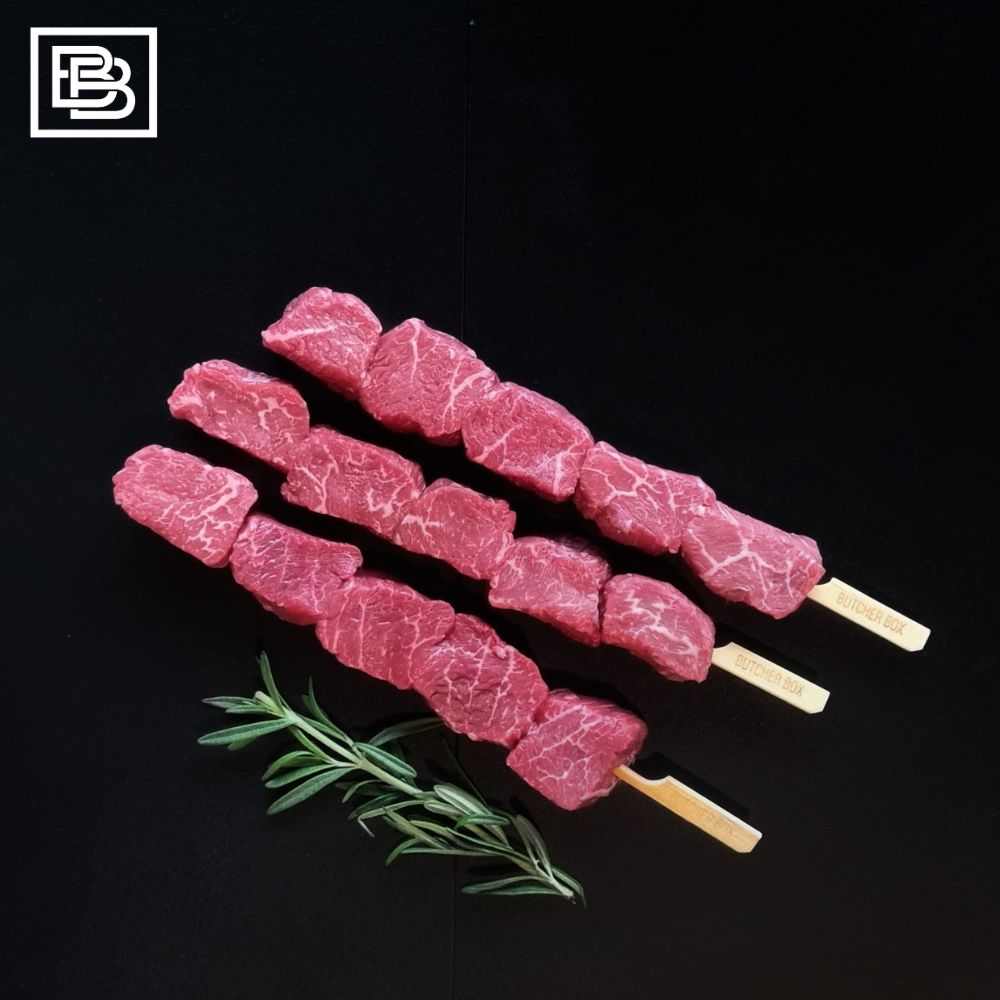 Wagyu Kebabs, Ready to cook beef