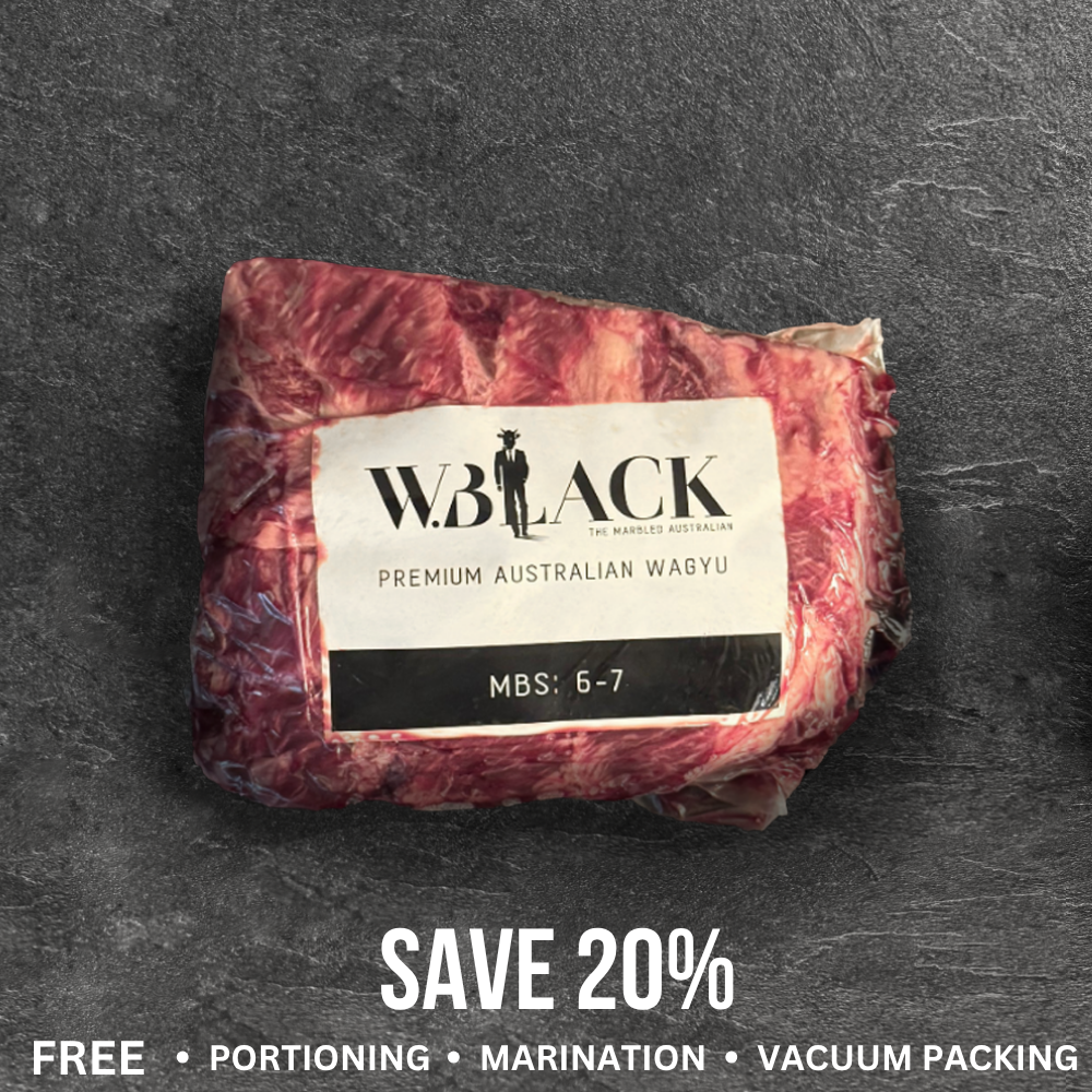 W. Black Wagyu MB6/7 Denver - Whole Slab [$150 Deposit, Balance Payment To Update Before Delivery]