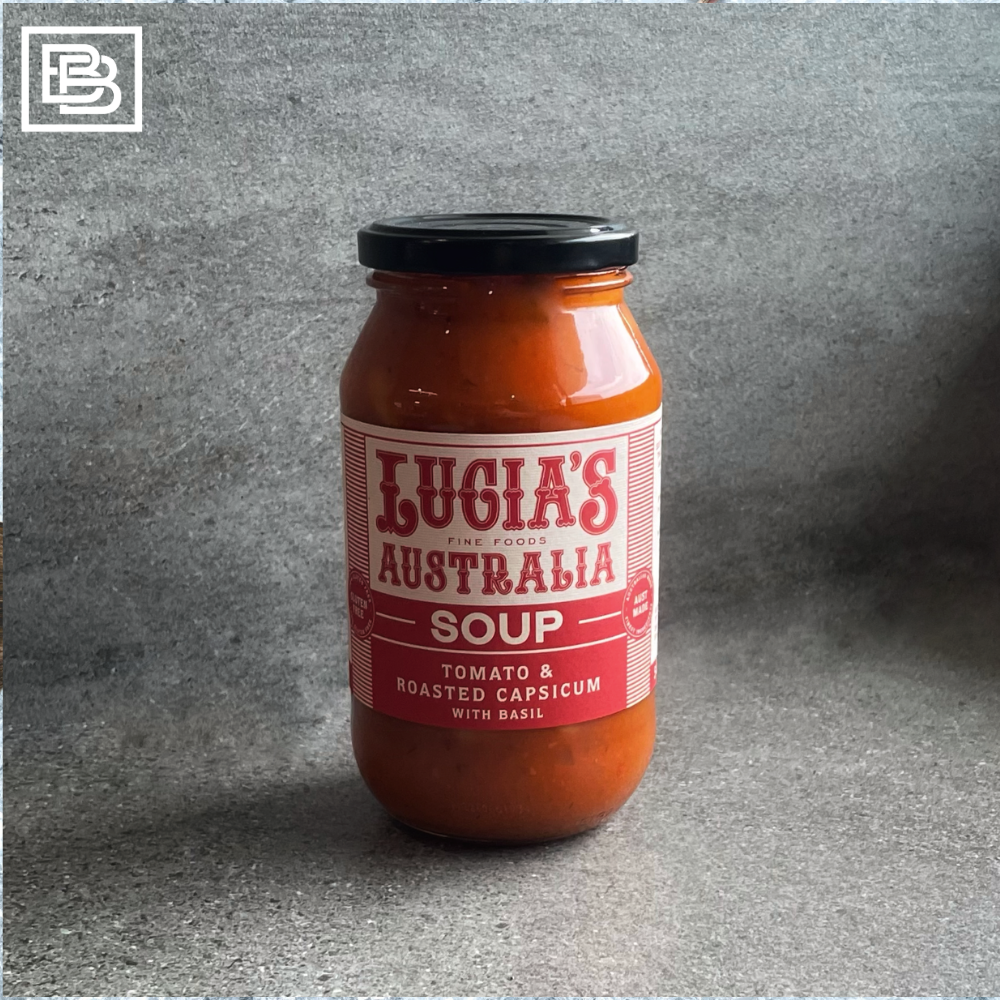 Lucia's Fine Foods Tomato & Roasted Capsicum Soup [500g]